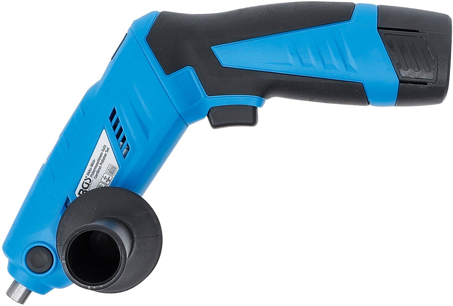 BGS technic Akku-Poliermaschine Akku-Mini-Poliermaschinen-Satz, max. 2800 U/min, 12 V, 1500 mAh