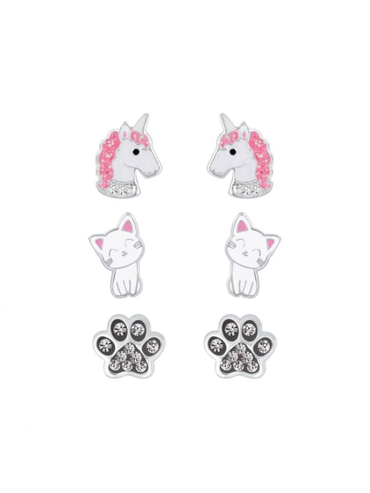 Alexander York Kinder-Schmuckset OHRSTECKER in 925 Sterling Silber, 3-tlg. günstig kaufen onesize