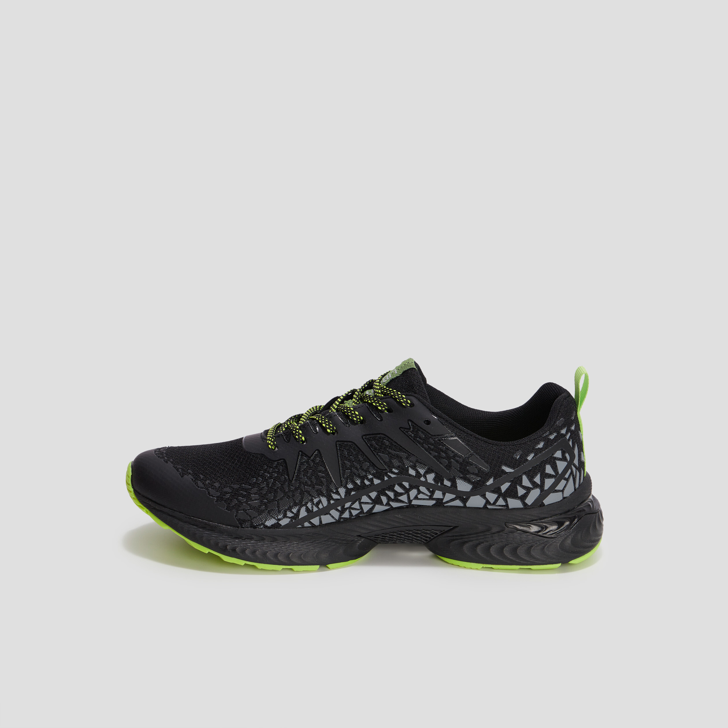 Baskets running Liberto noir homme | La Halle