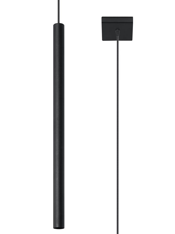 Nice Lamps Hängeleuchte FIDEUS 1in Schwarz stahl modern loft lampe 1xG9 LED NICE LAMPS günstig kaufen onesize
