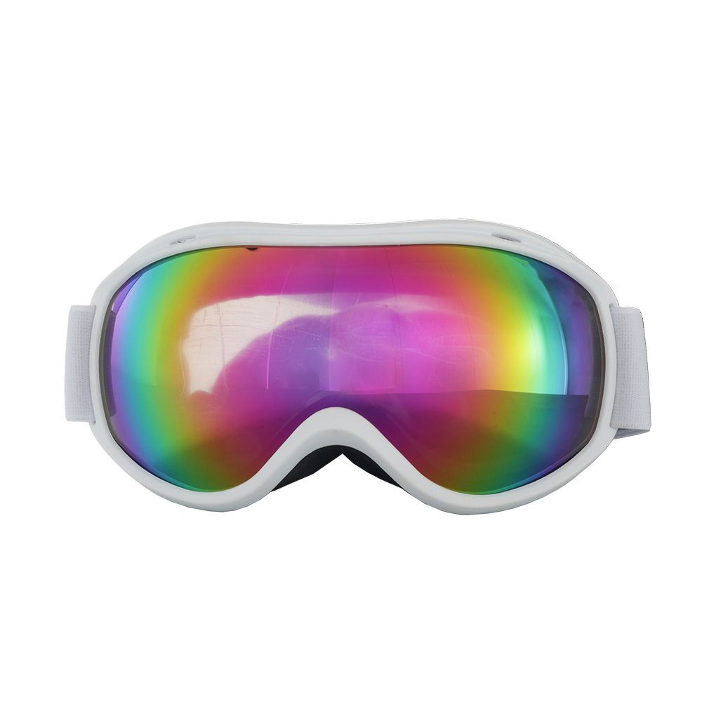 IVOL Weiß Rosa Spiegelglas Skibrille