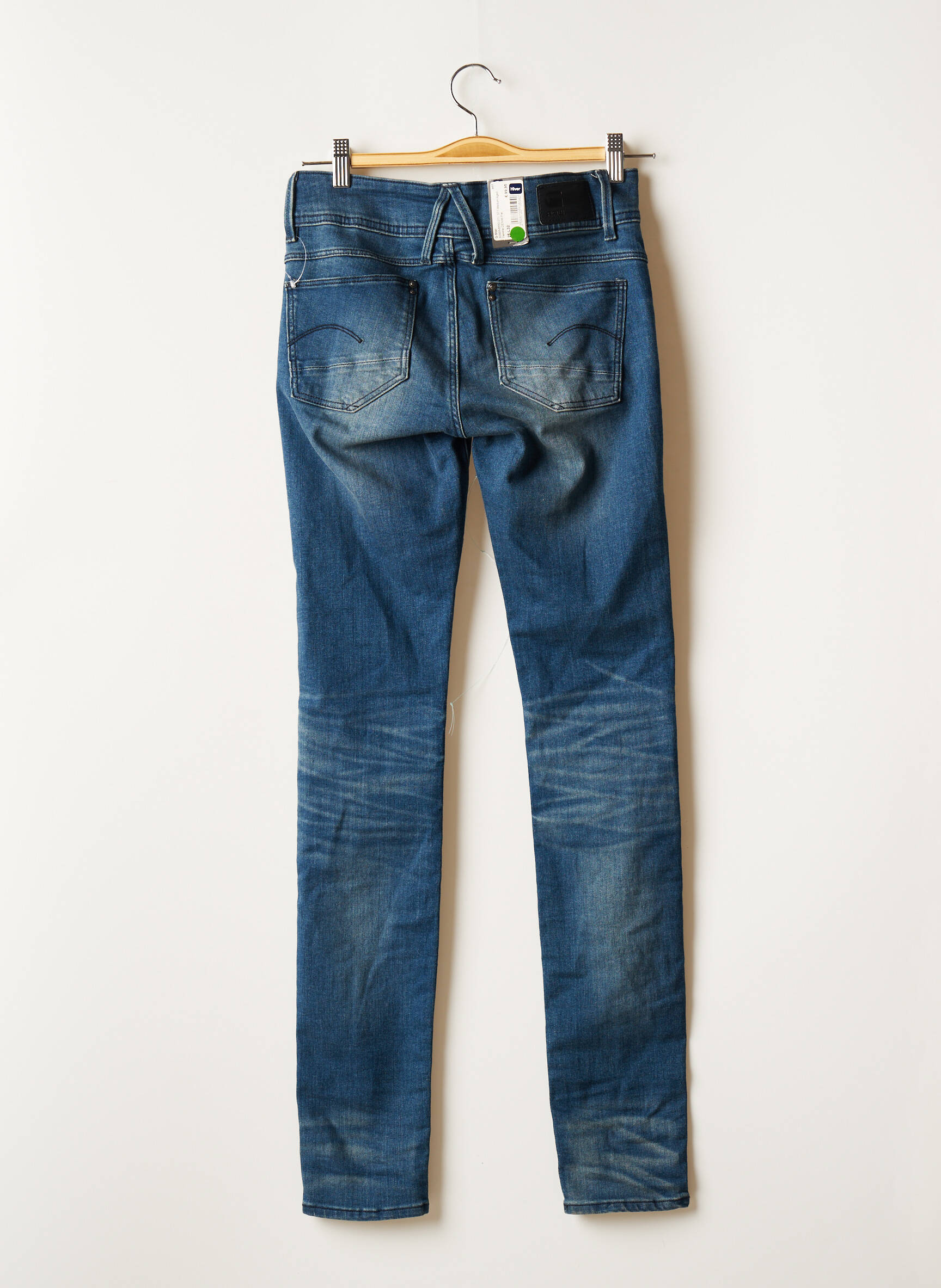 G Star Jeans Skinny Femme couleur bleu