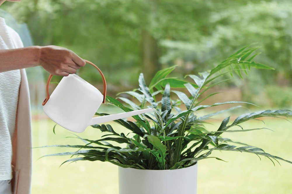 Elho Gießkanne B.for soft 1.7 Liter - 100 % aus recyceltem Kunststoff - Weiß