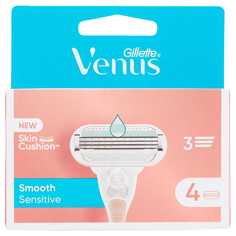 Gillette Gillette blader 4-pk Venus smooth sensitive