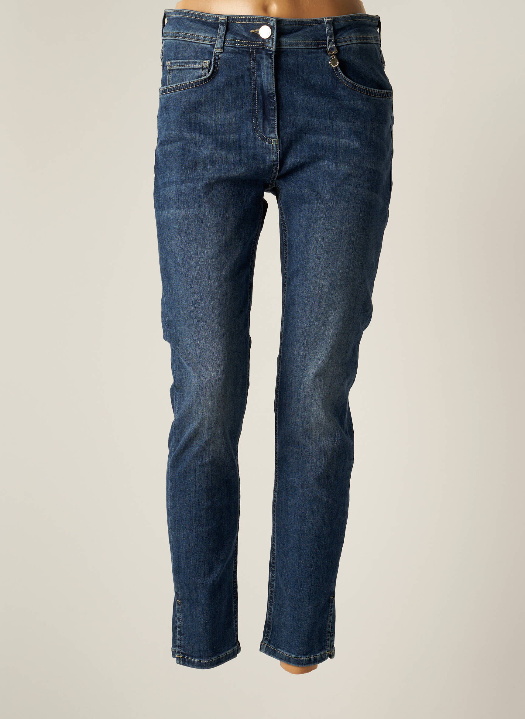 Pennyblack Jeans Coupe Slim Femme couleur bleu