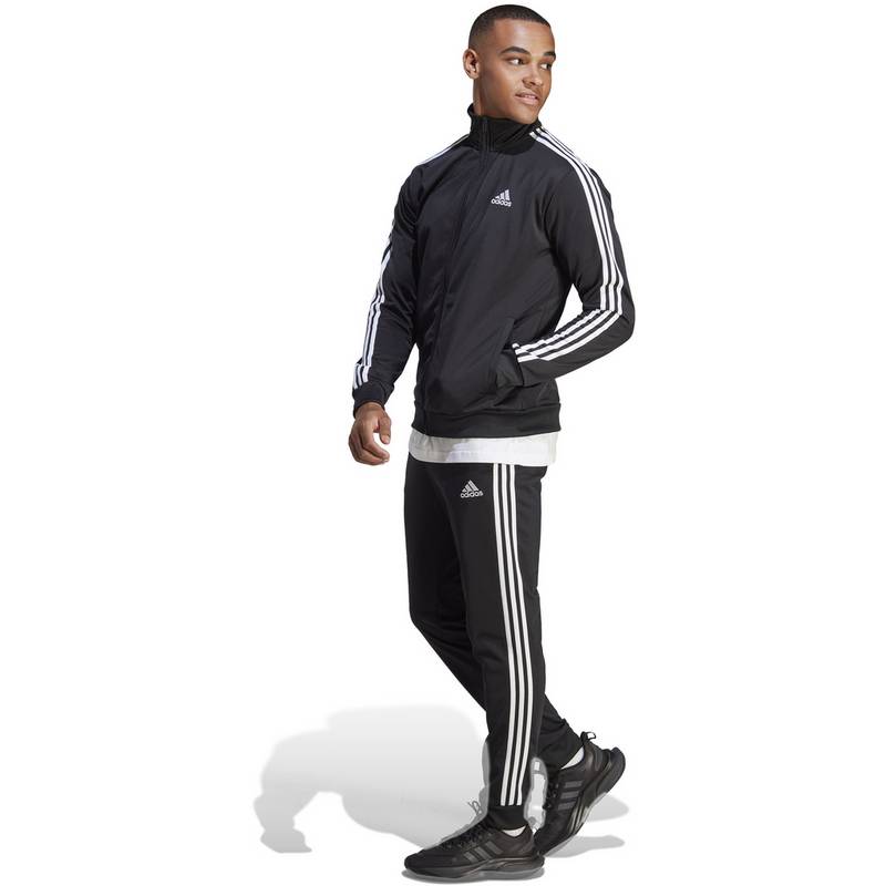 adidas BASIC 3-STREIFEN TRICOT Trainingsanzug Herren