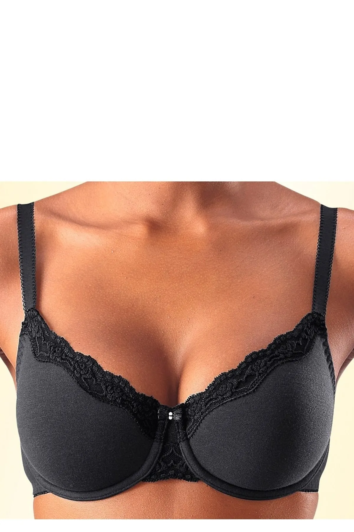 PETITE FLEUR  BH - Weiß - Unifarben