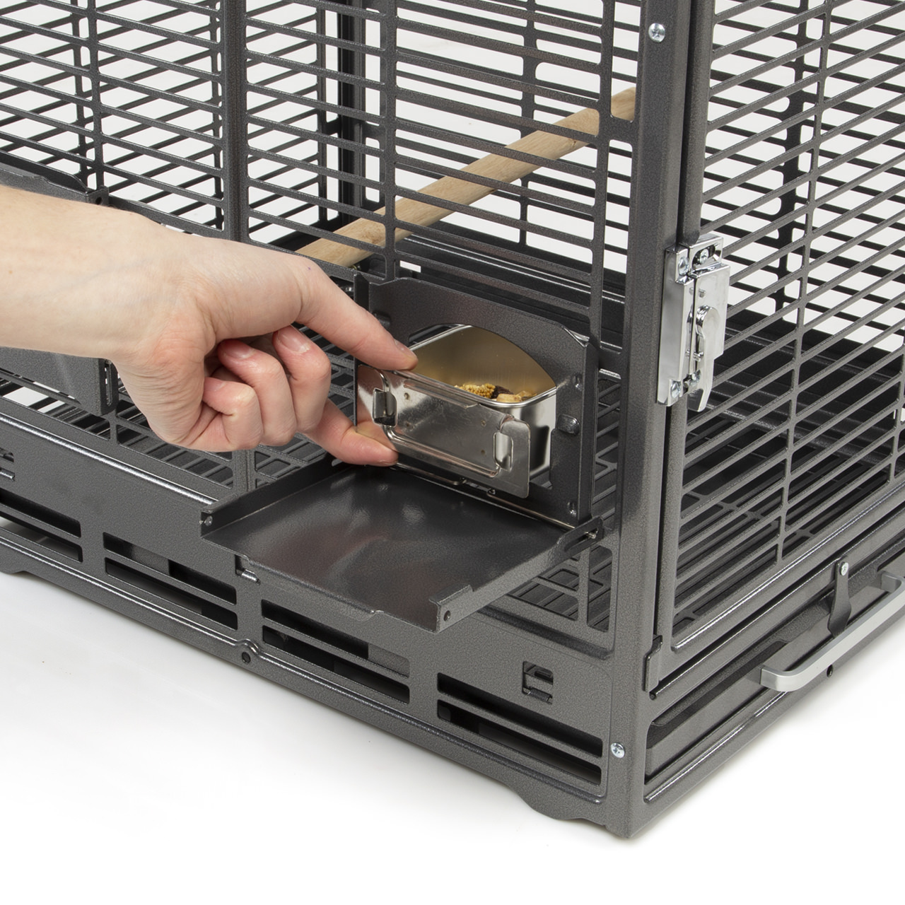 Montana Cages Käfige & Volieren Montana Cages Transportkäfig Evo dunkelgrau