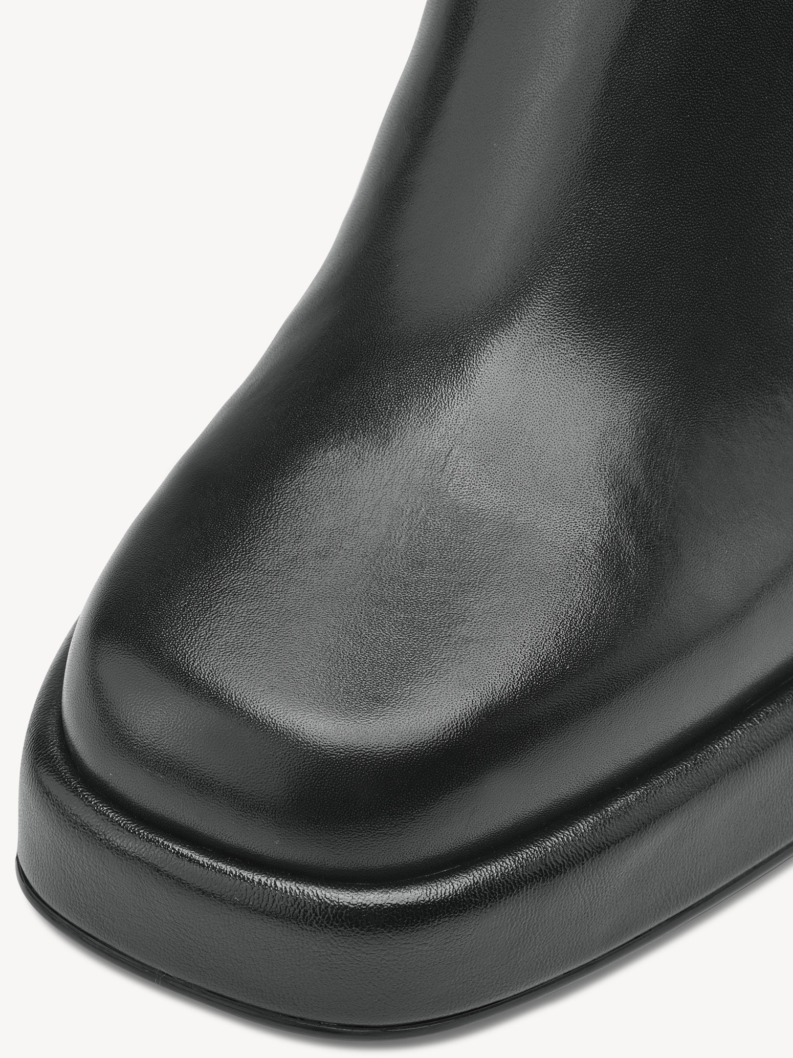 Bottes en cuir - noir