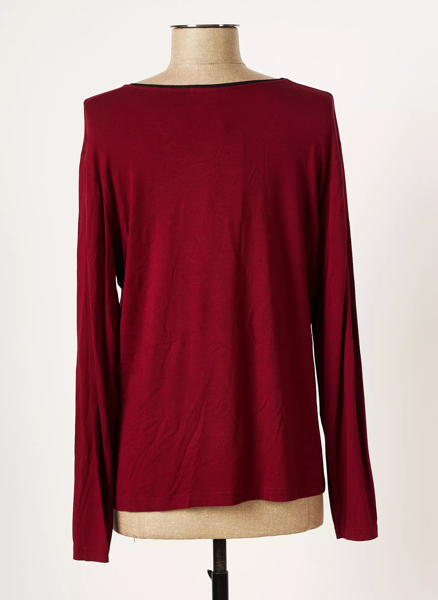 Jean Delfin Tshirts Femme couleur rouge