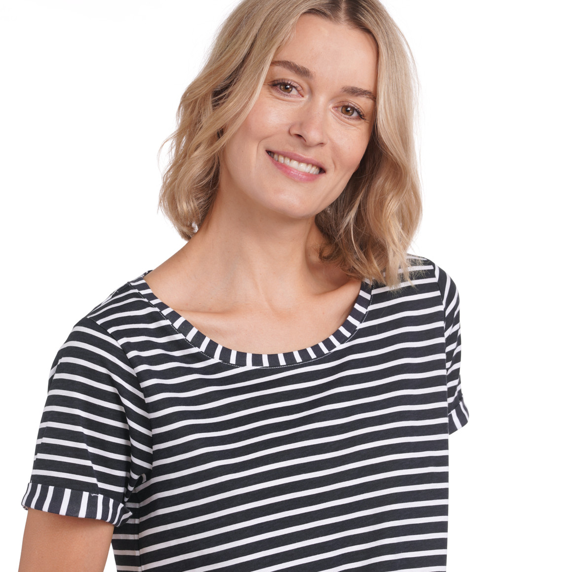 Damen Nachthemd mit Streifen