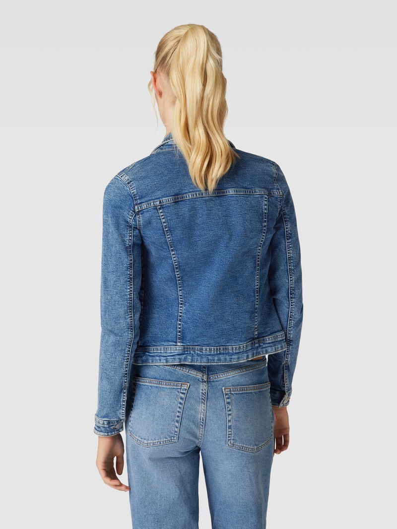 Jeansjacke mit Eingrifftaschen Modell 'TIA' in jeans