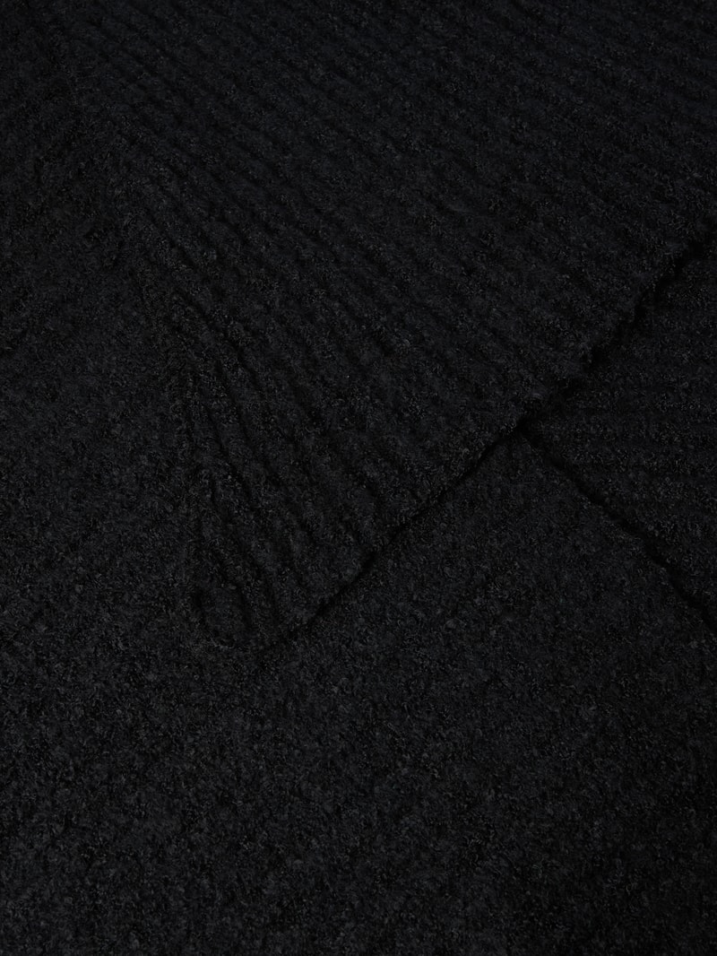 Schal in Grobstrick Modell 'PYRON' in schwarz
