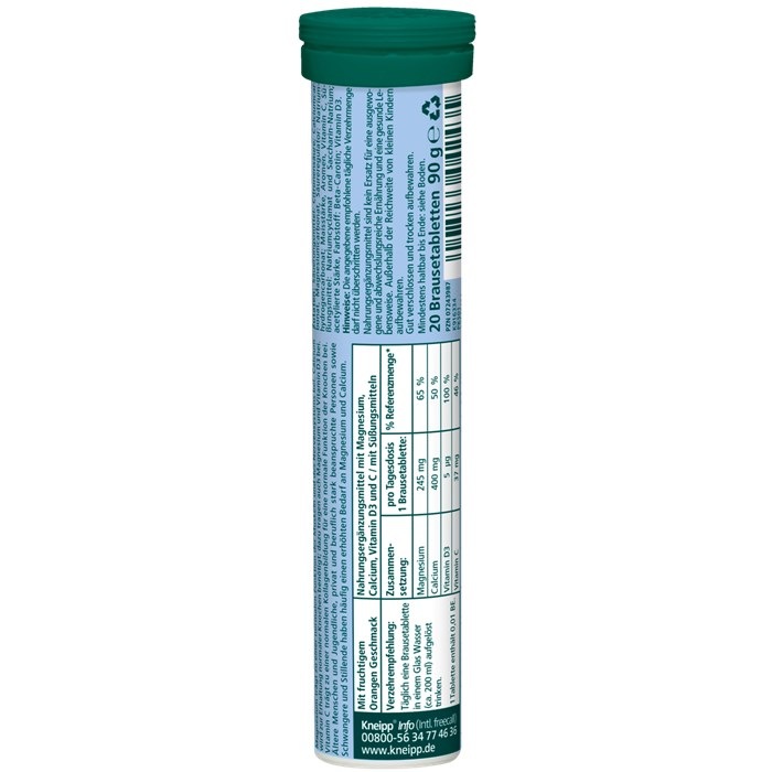 Magnesium + Calcium + D3 Brausetabletten