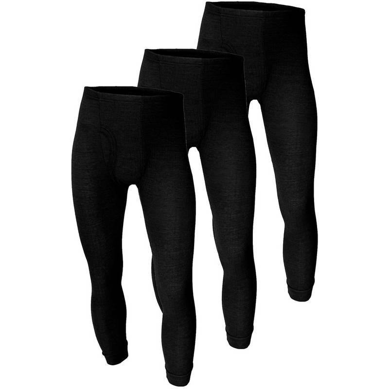 Black Snake 3 Pack Thermo Hosen Cushy Funktionsunterhose Herren