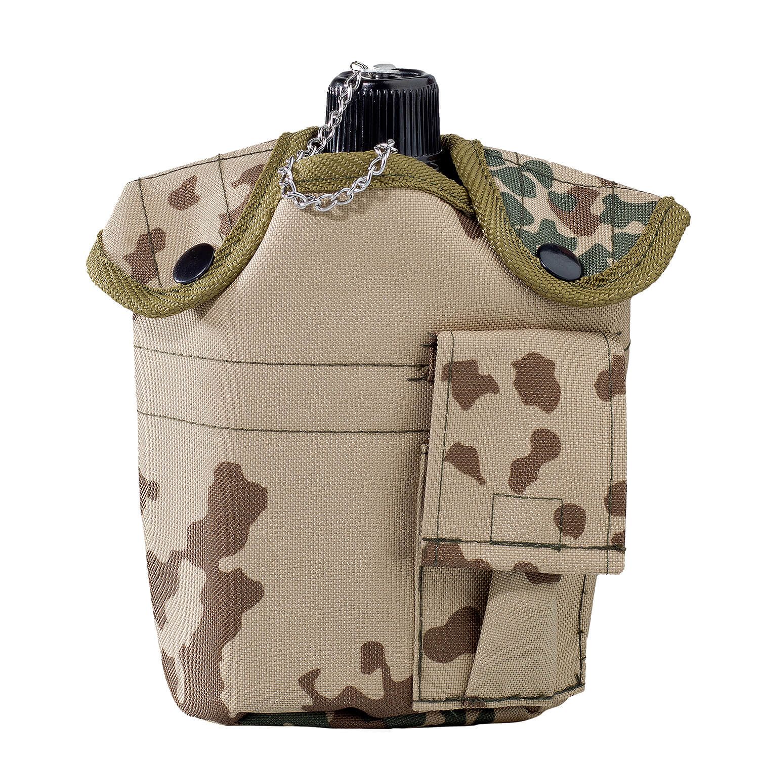 US Feldflasche mit Becher Alu