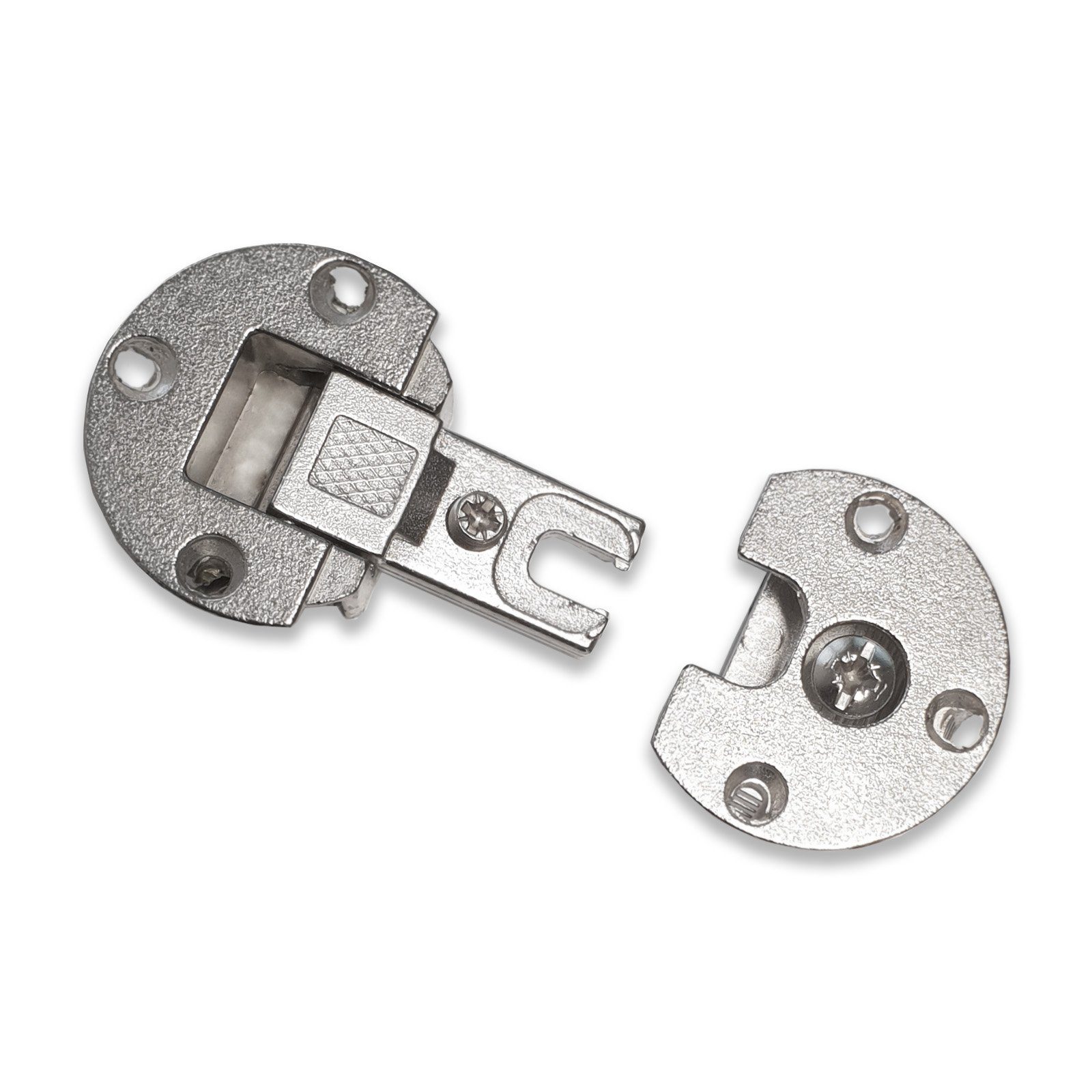 SO-TECH® Möbelbeschlag 2 x Klappenscharnier 3D-verstellbar Klappenbeschlag (2 St), für Klappen aus Holz Bohr-Ø 35 mm Bohrtiefe 12 mm Möbel-Scharnier
