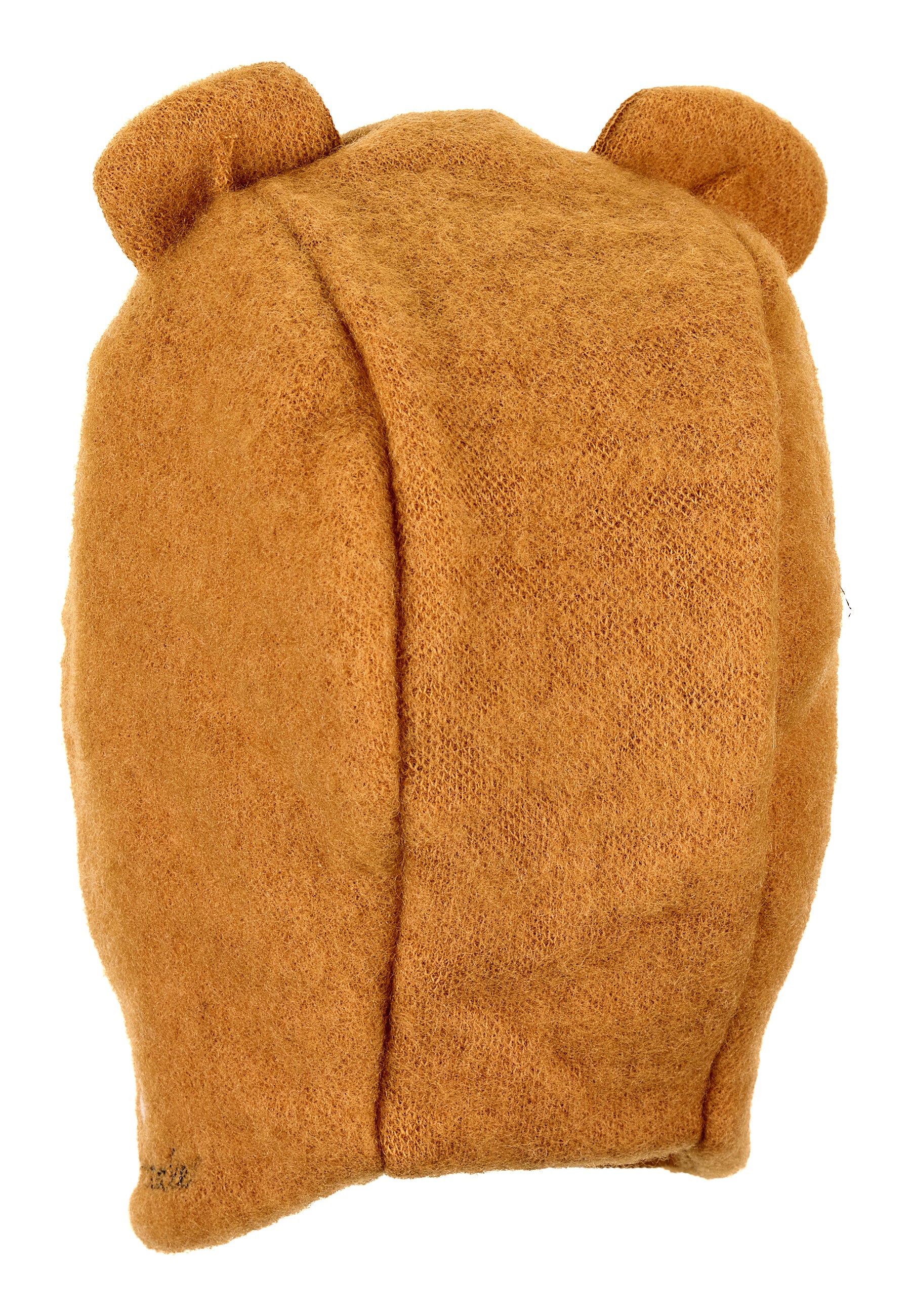 Schalmütze aus Wolle (Merino) mit 3D Ohren