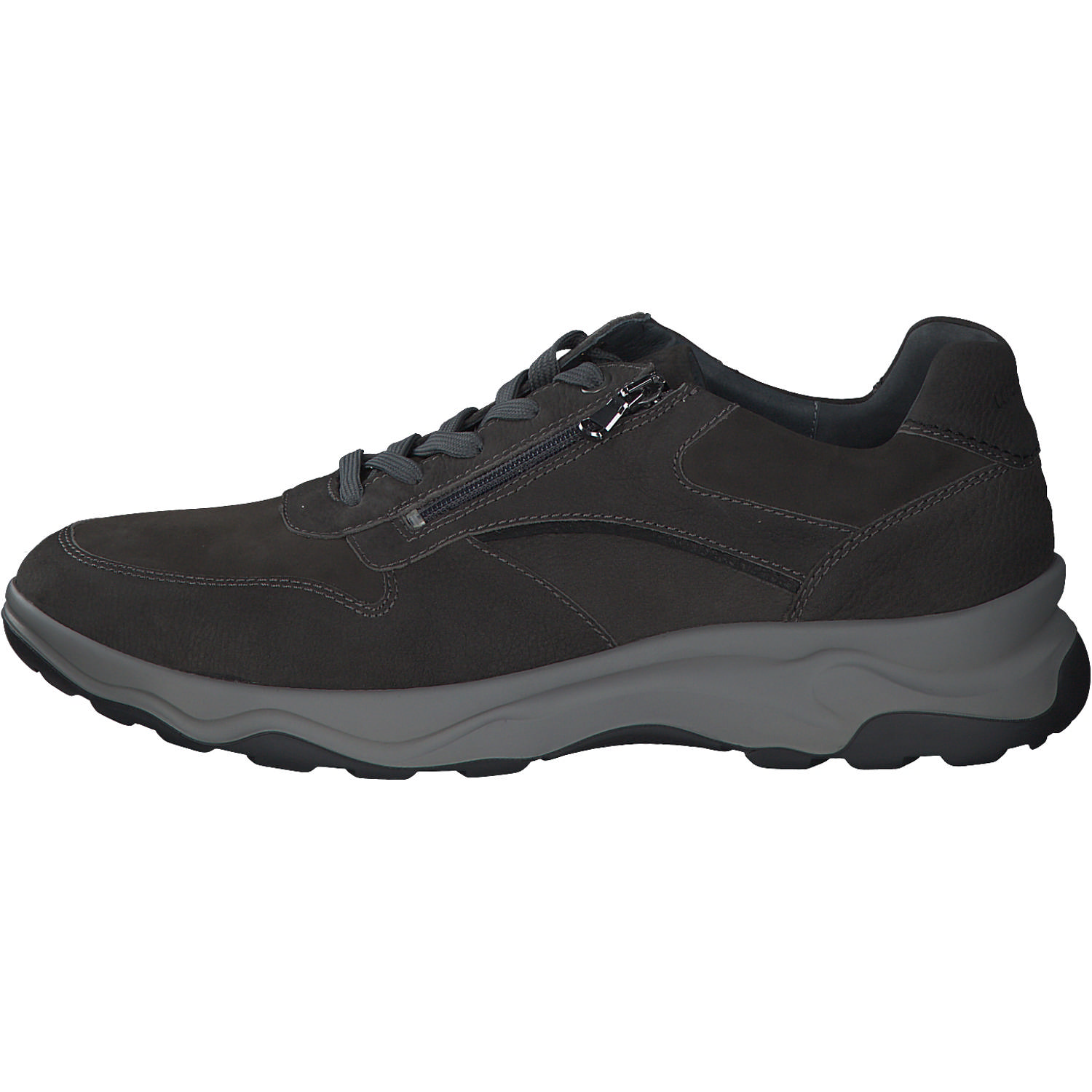 Waldläufer Max 718006, Sneakers Low, Herren, Carbon Schwarz