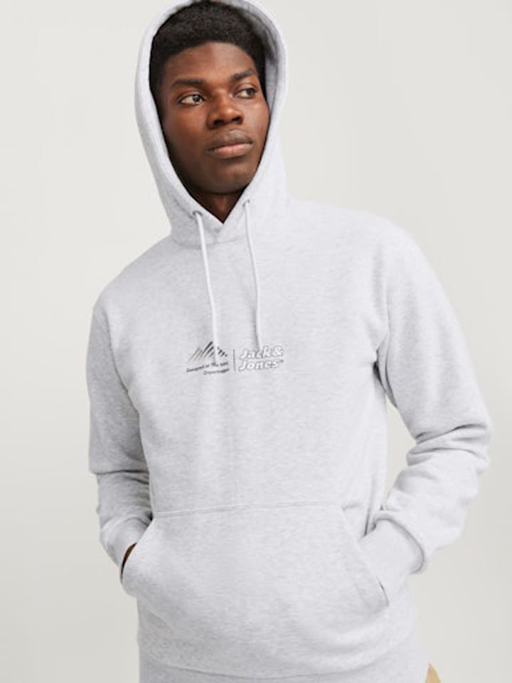Jack & Jones Hoodie in Hellgrau günstig kaufen
