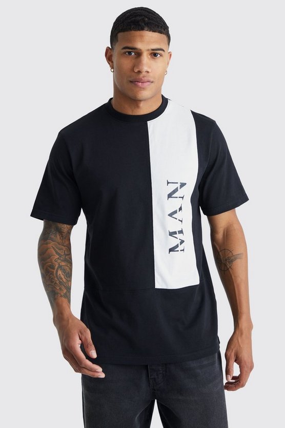 Man Roman Colorblock T-Shirt