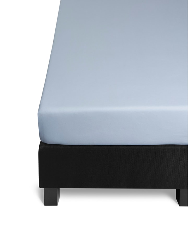 Beddinghouse Jersey-Spannbettlaken in Hellblau günstig kaufen 90x200/220 cm