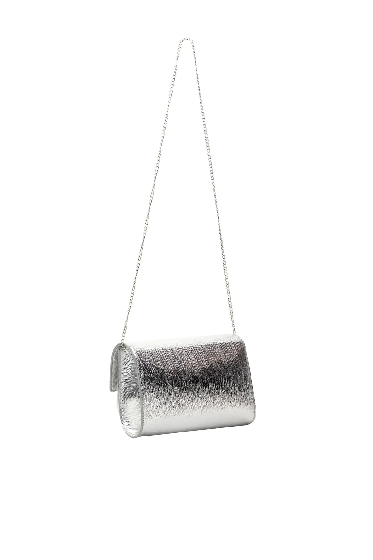 Faina  Clutch - Silberfarben - Unifarben