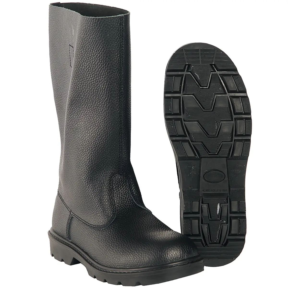 Knobelbecher NVA Leder schwarz