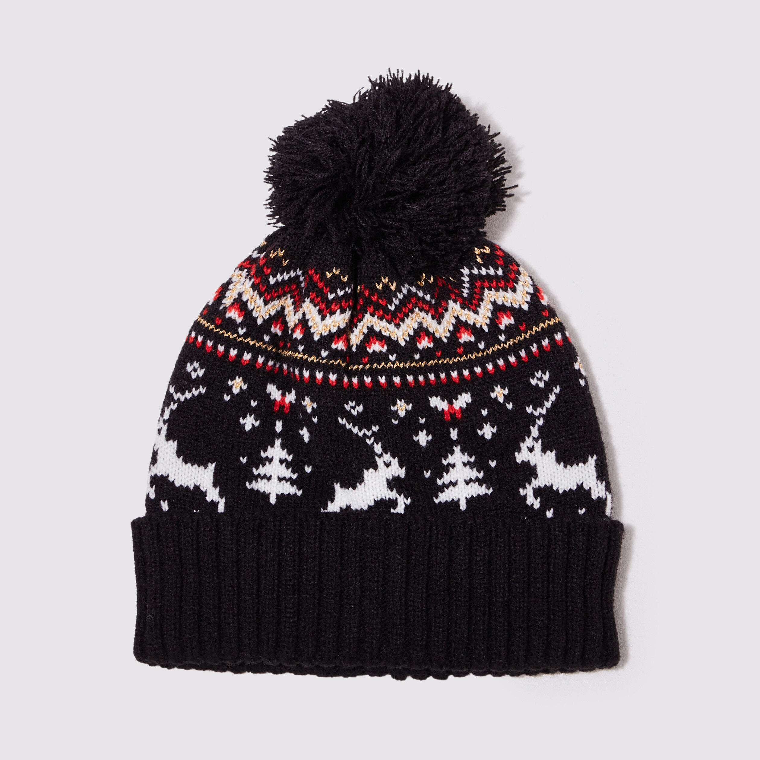 Ensemble bonnet et écharpe noir femme | Cache Cache