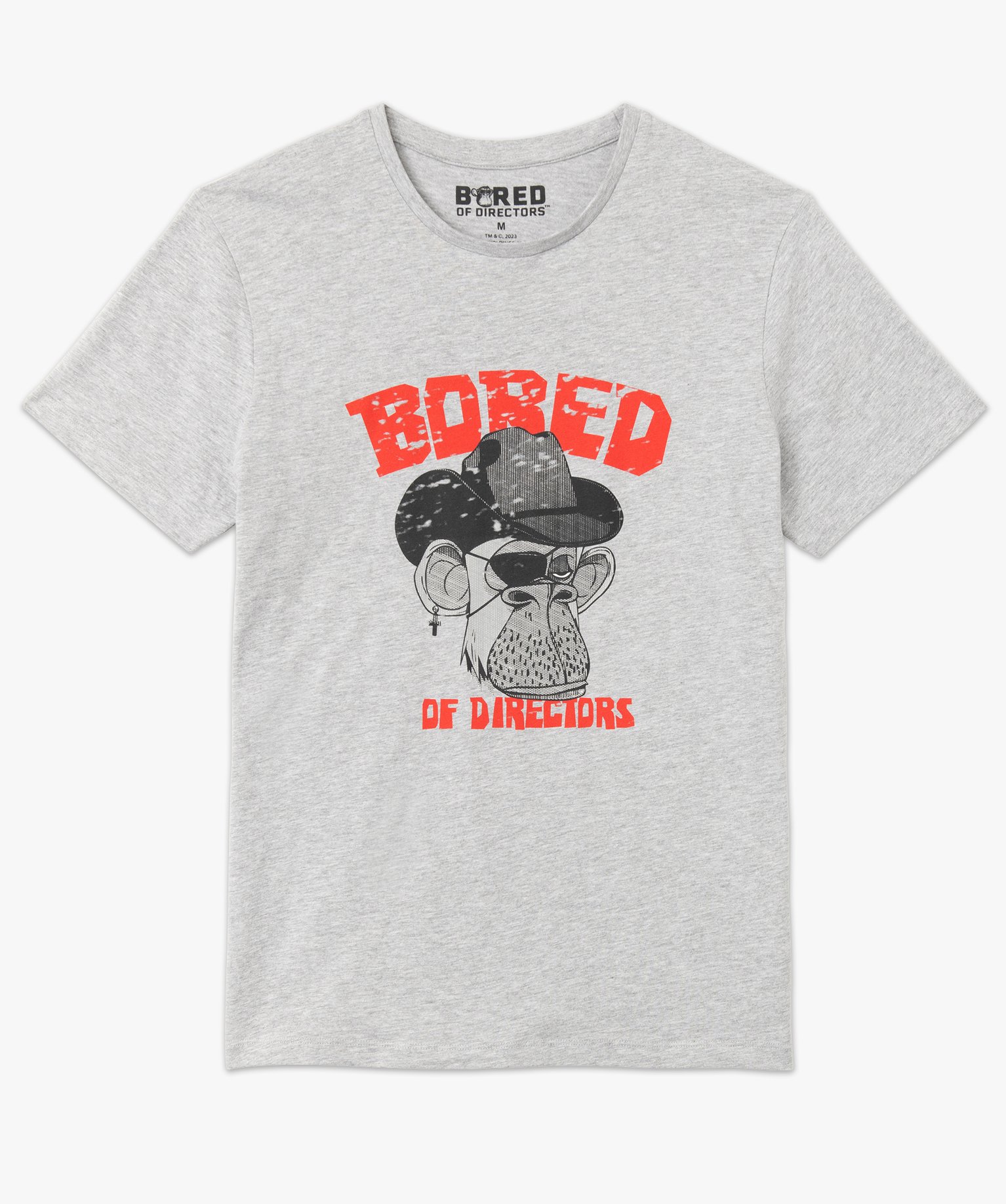 Tee-shirt homme imprimé à manches courtes - Bored of Direc... gris clair | GEMO