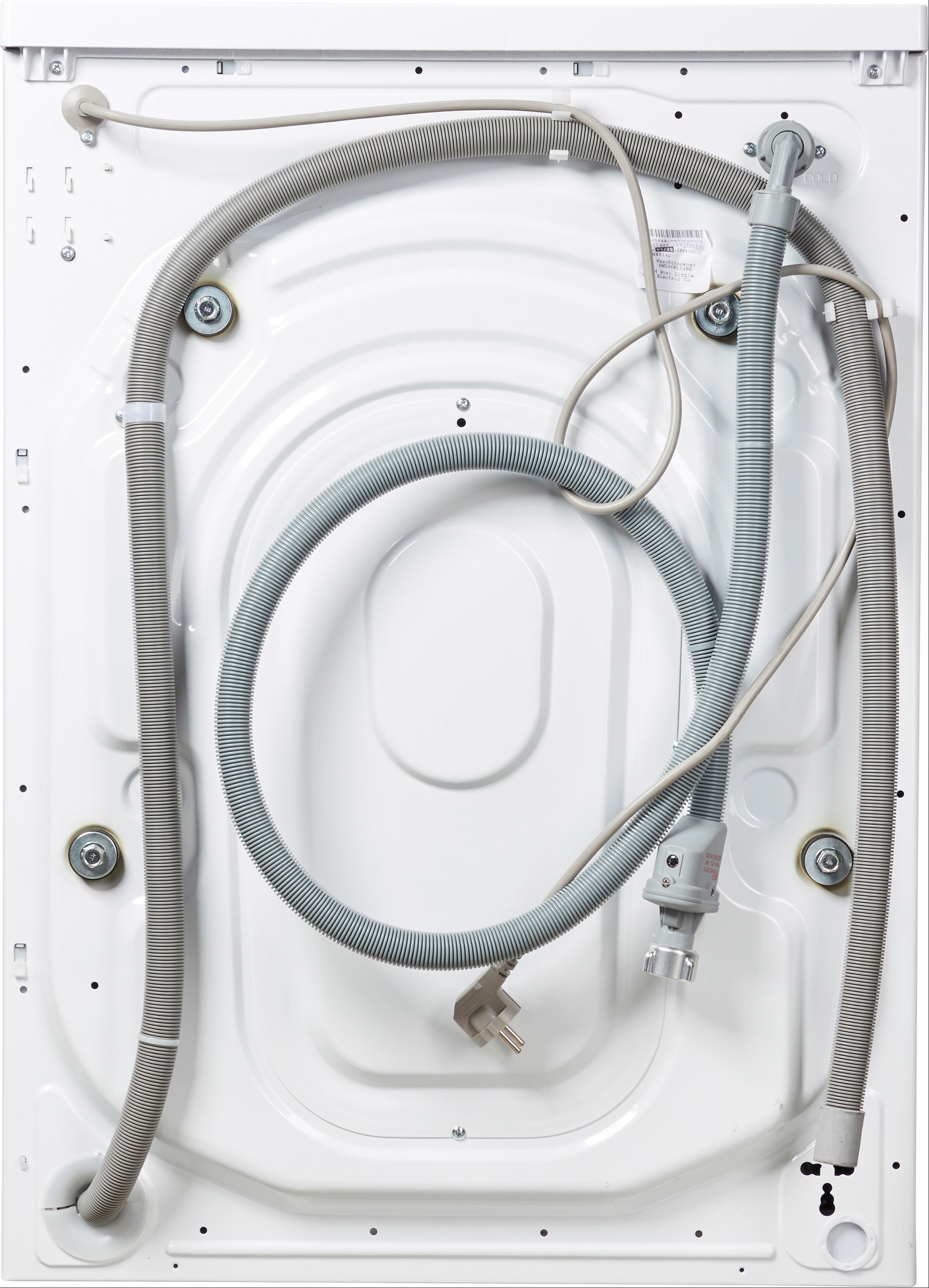 Hanseatic Waschtrockner HWD86W114BE, 8 kg, 6 kg, 1400 U/min, Luftwäsche, Nachlegefunktion