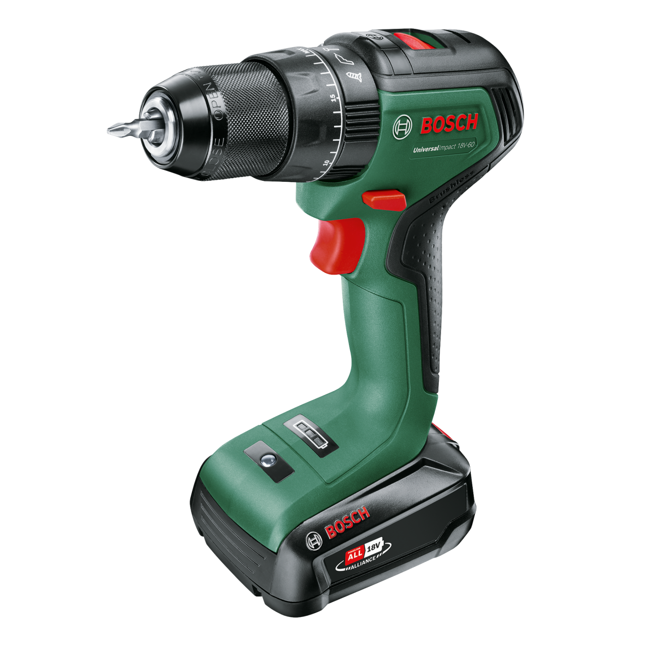 UniversalImpact 18V-60 - 1 x 2,0-Ah-Akku | Ladegerät