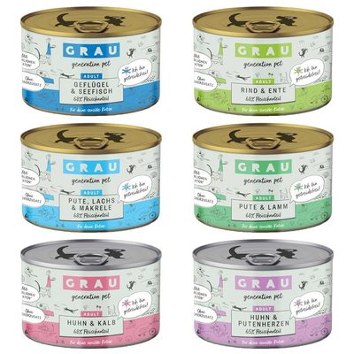 Sparpaket GRAU Adult Getreidefrei 12 x 200 g