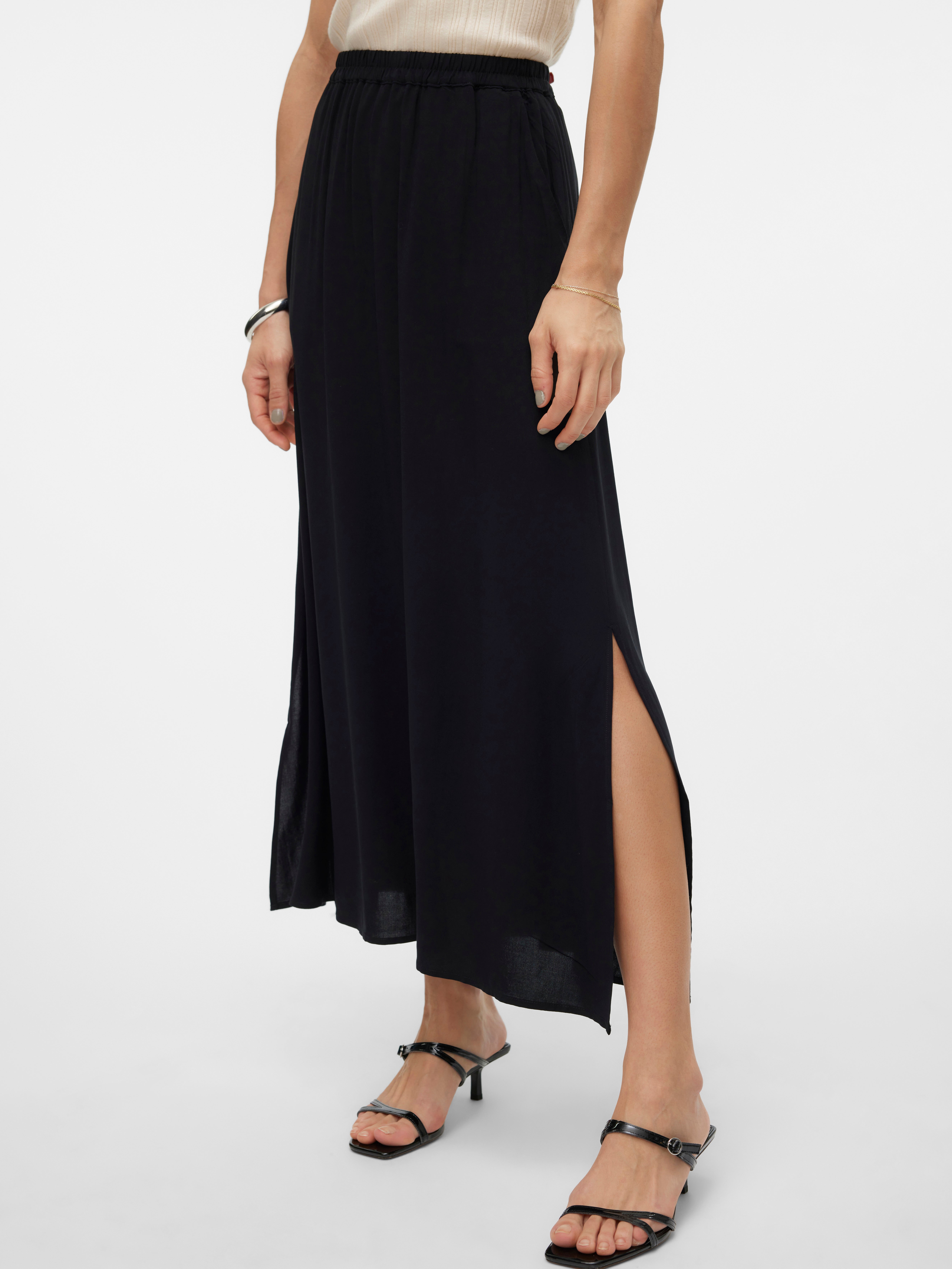 VMEASY Hohe Taille Langer Rock