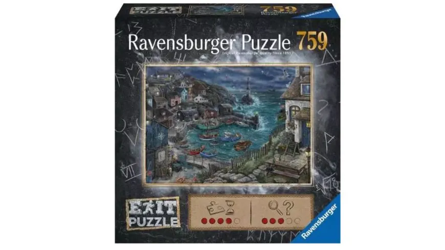 Ravensburger Puzzle - Das Fischerdorf, 759 Teile