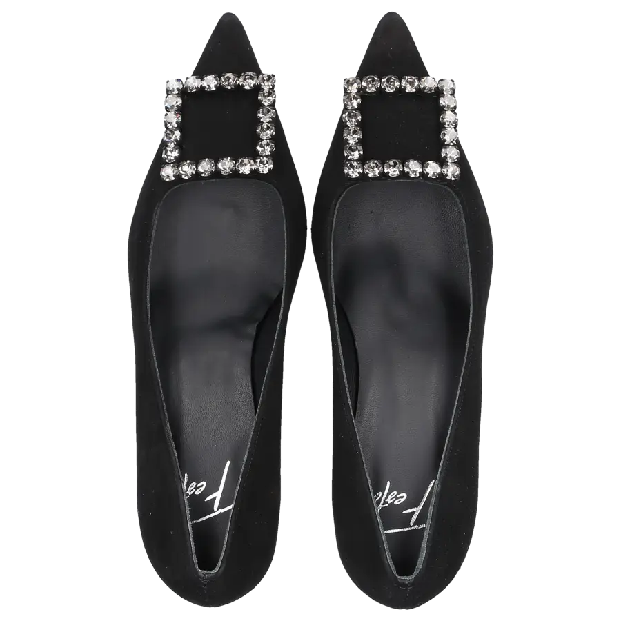Roberto Festa - Pumps LILLY Veloursleder - schwarz