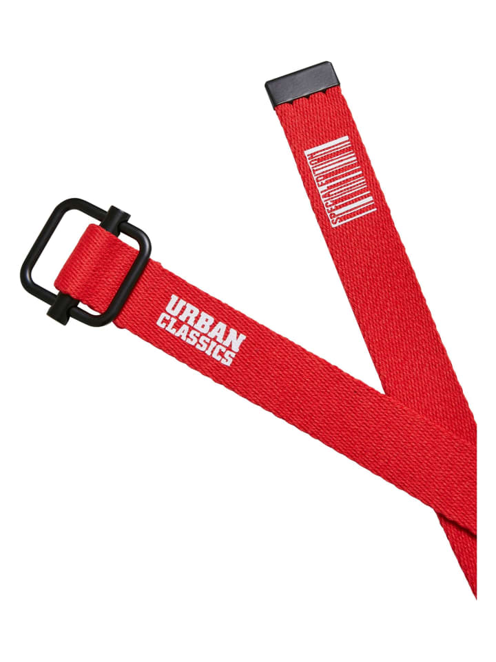 Urban Classics Urban Classics Gürtel in black/red günstig kaufen onesize
