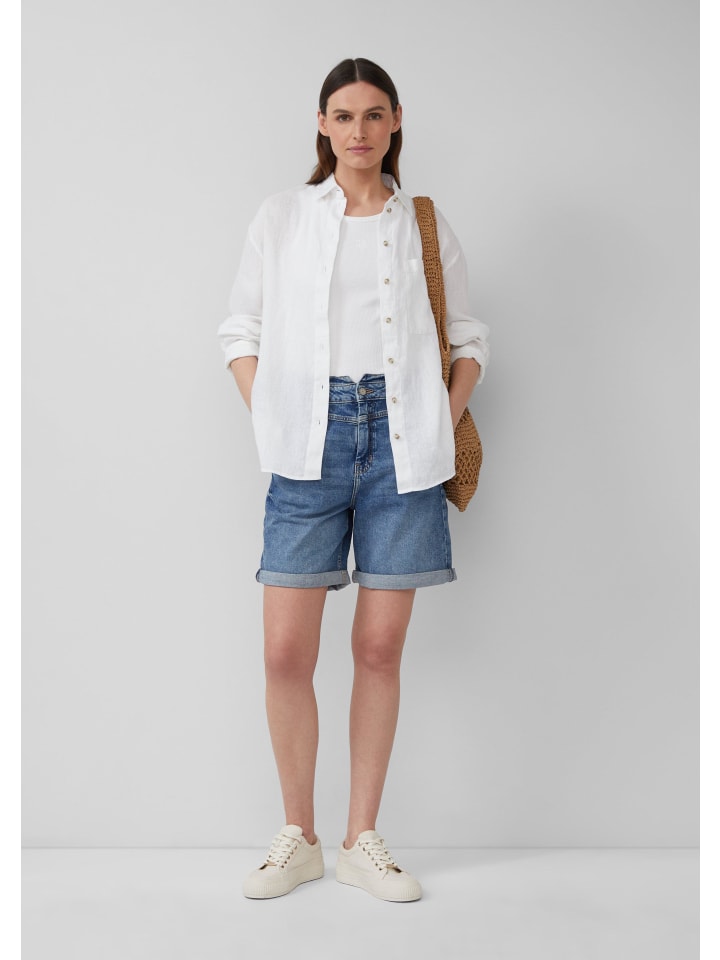 s.Oliver Jeans-Hose kurz in Blau günstig kaufen