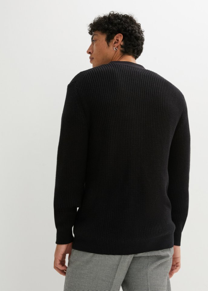 Strickjacke mit Webtaschen