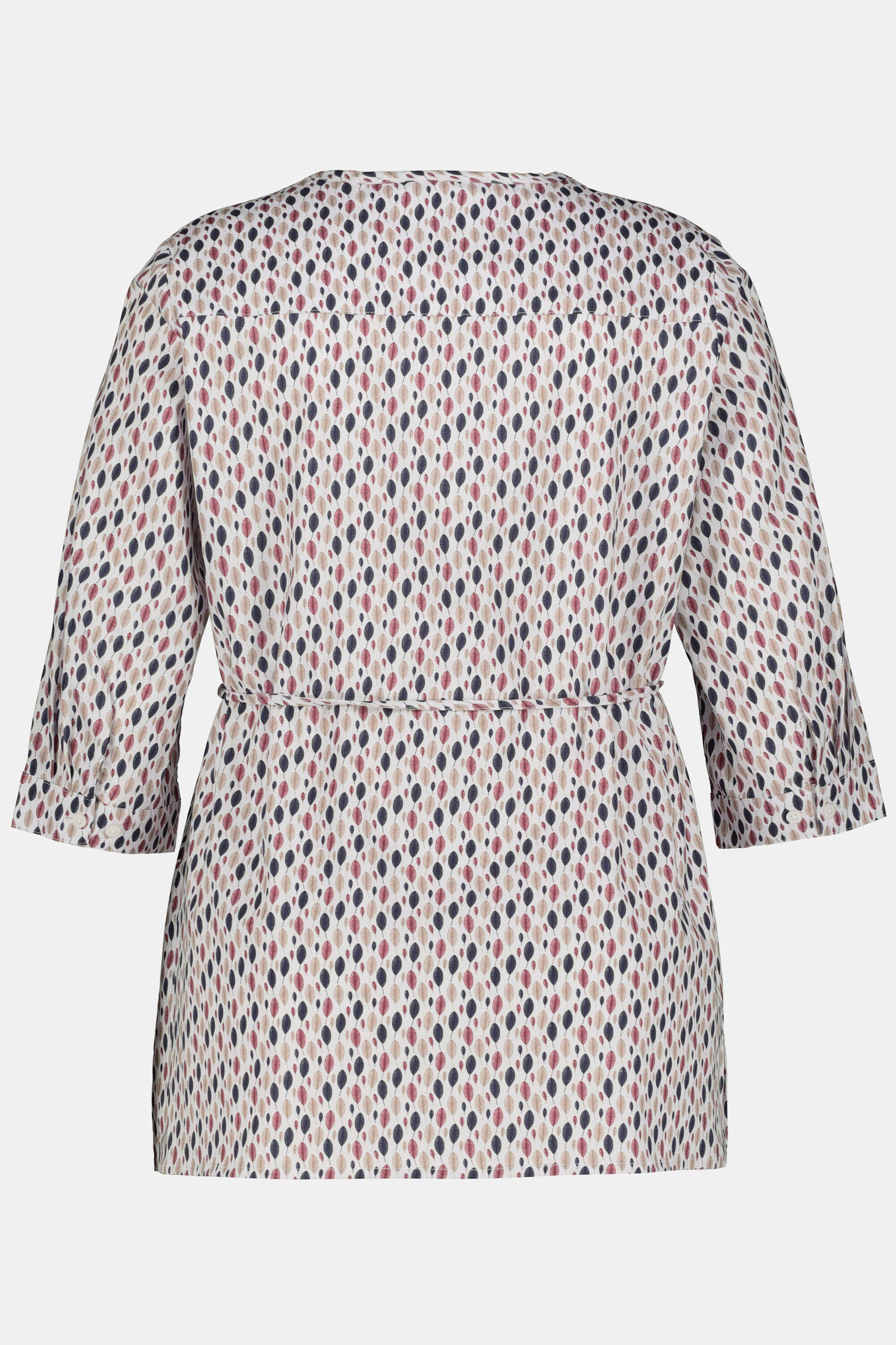 Ulla Popken Umstandsbluse Bellieva-Bluse Umstandsmode Knopfleiste 3/4-Ärmel