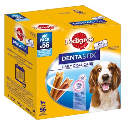 112 x Pedigree Dentastix Tägliche Zahnpflege/ Fresh Tägliche Frische