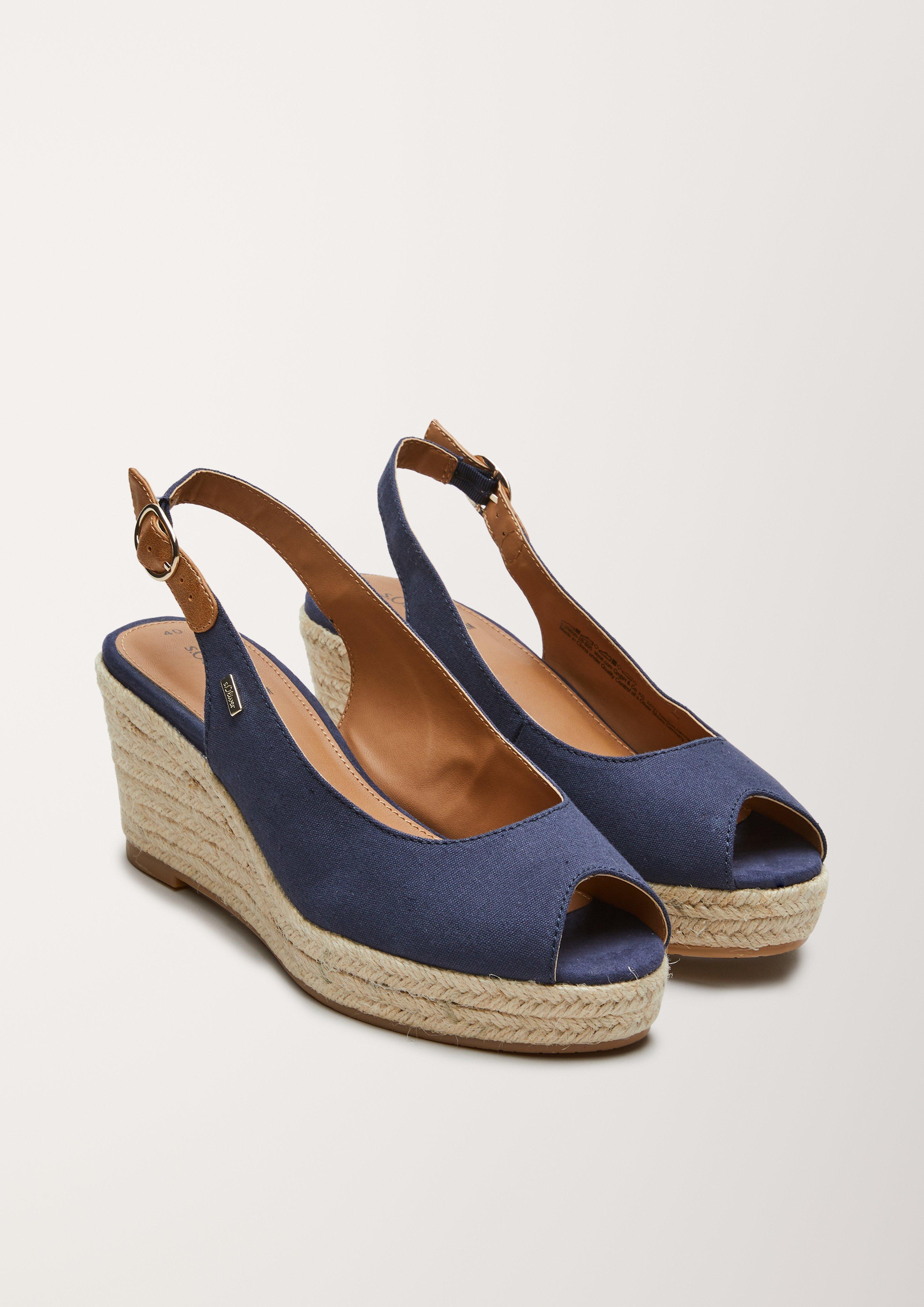 Peeptoes mit Keilabsatz  6005734-805