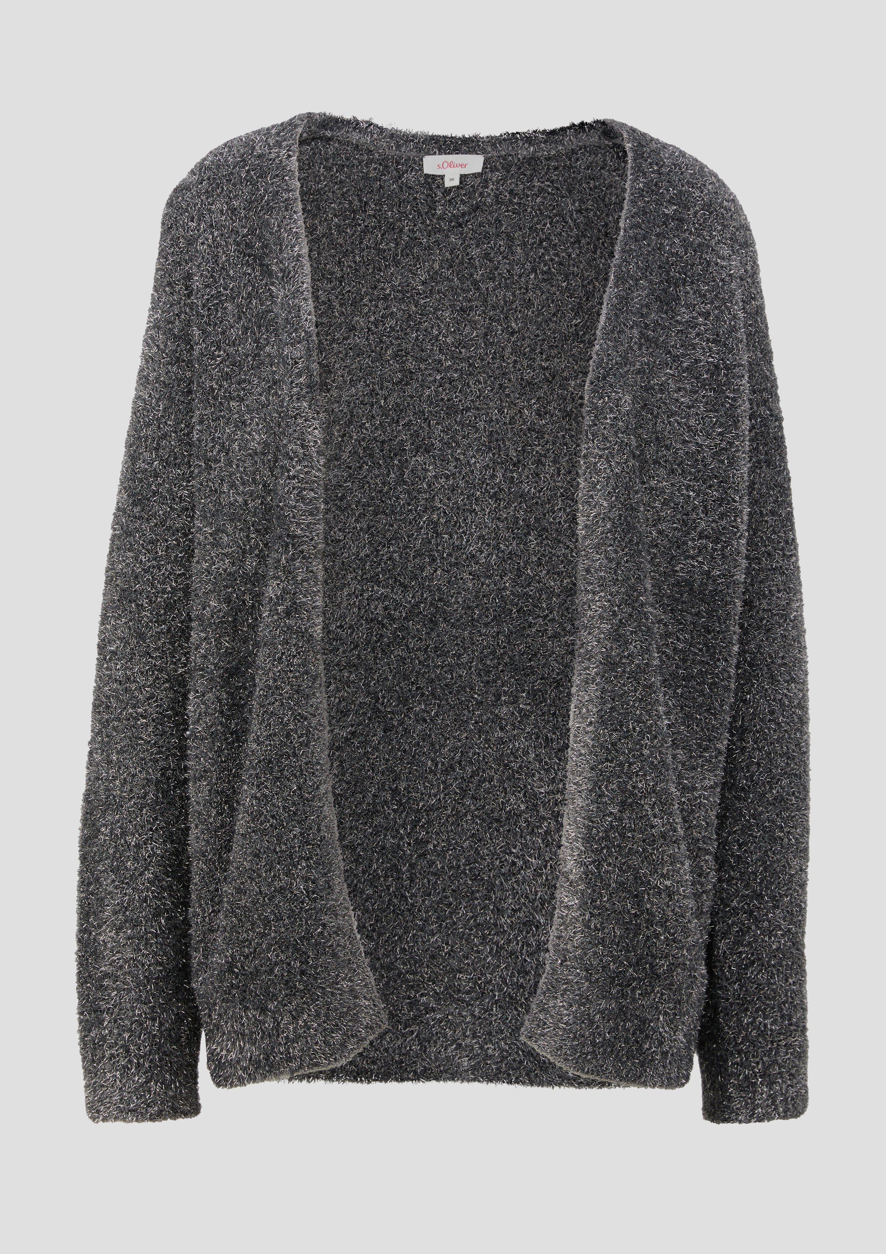 Offener Cardigan mit Effekt-Garn  2145460-9722