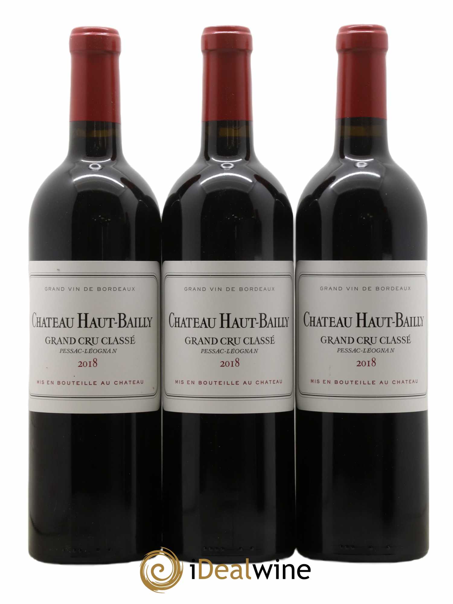 Château Haut-Bailly Cru Classé de Graves  2018 - Lot de 6 Bouteilles