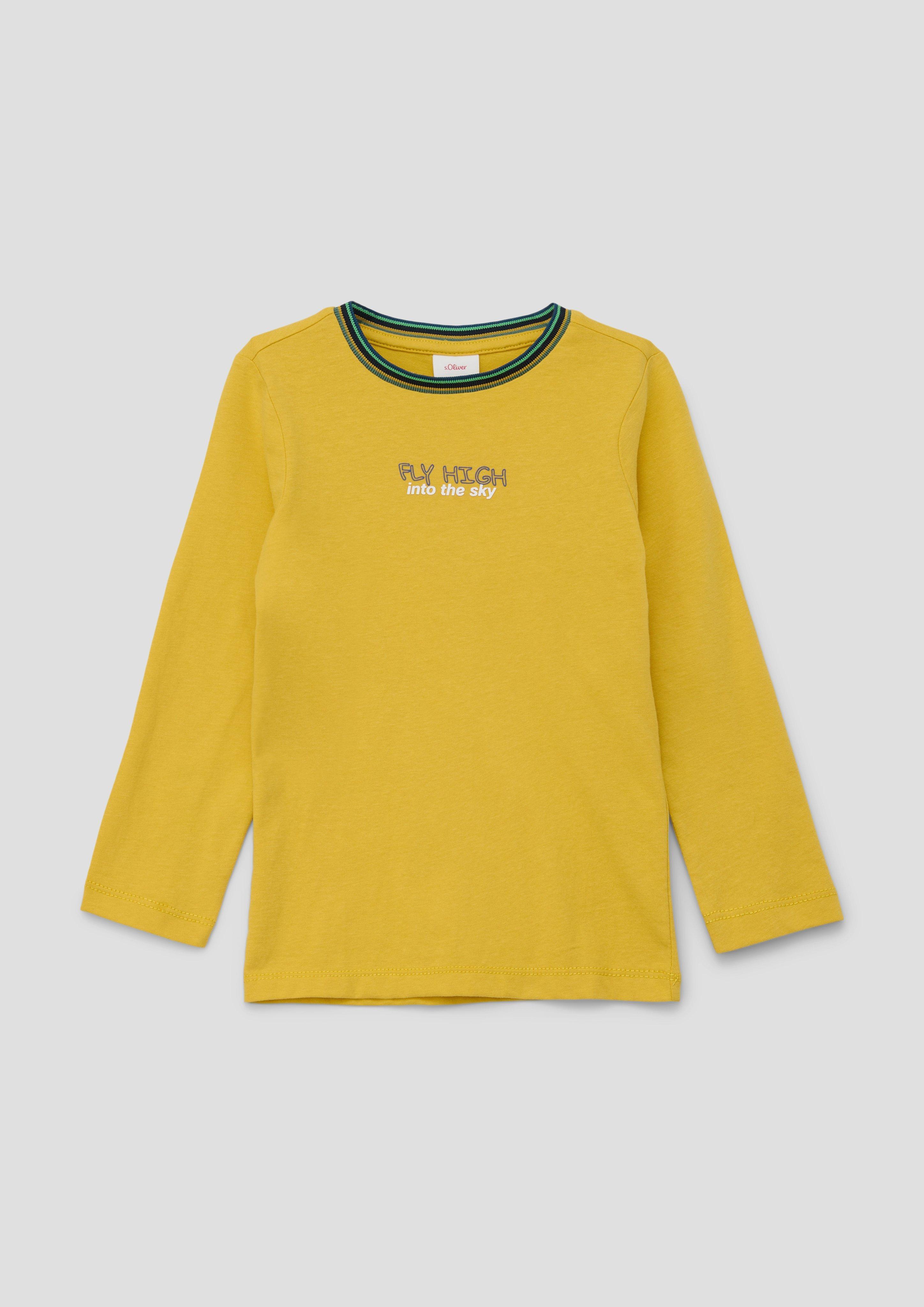 Longsleeve mit Schrift-Print  2134229-1470