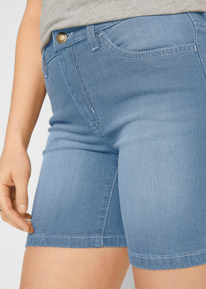 Stretch-Jeans-Shorts, 2er Pack