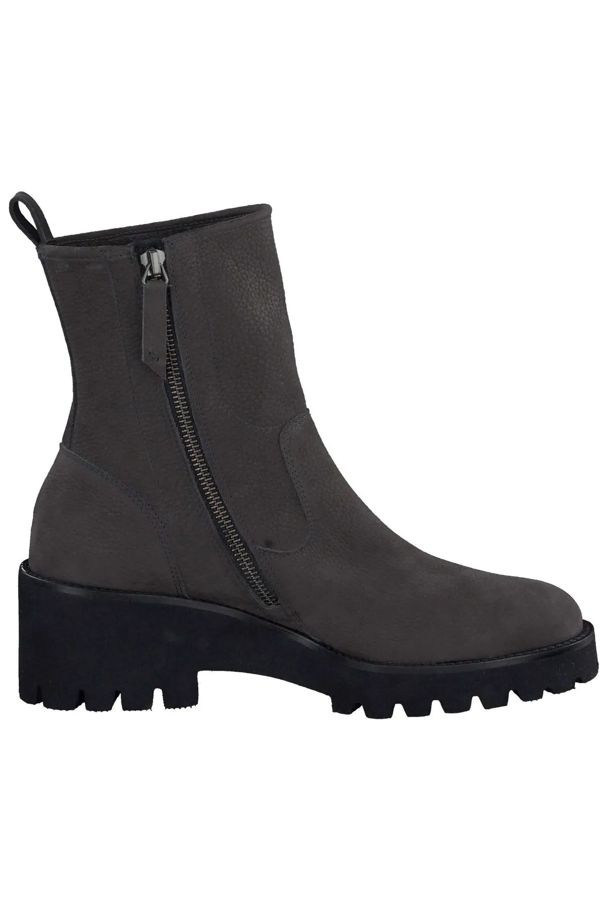 Paul Green  Stiefelette - Grau - Blockabsatz