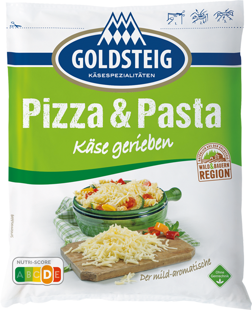 GOLDSTEIG Pizza & Pasta-Käse gerieben