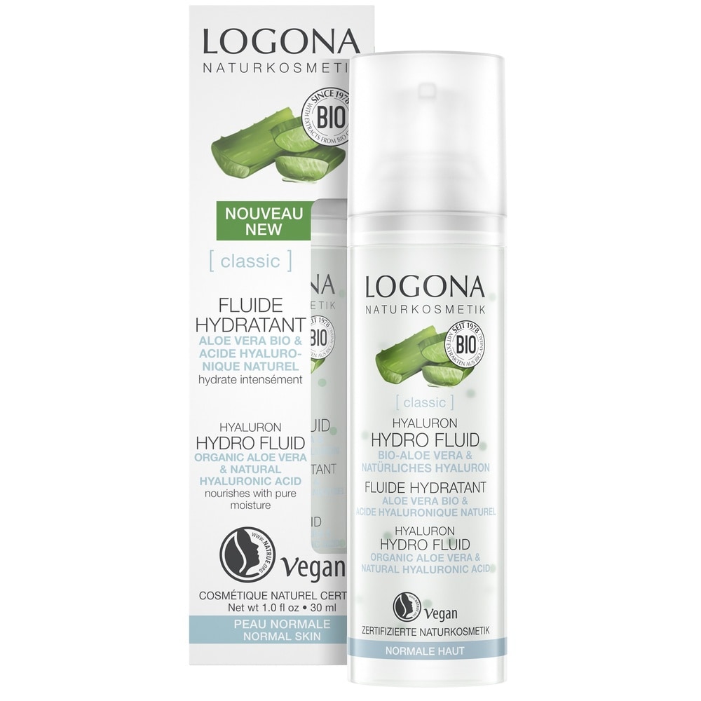 logona Fluide hydratant à l'aloe vera bio, 30 ml Crèmes visage