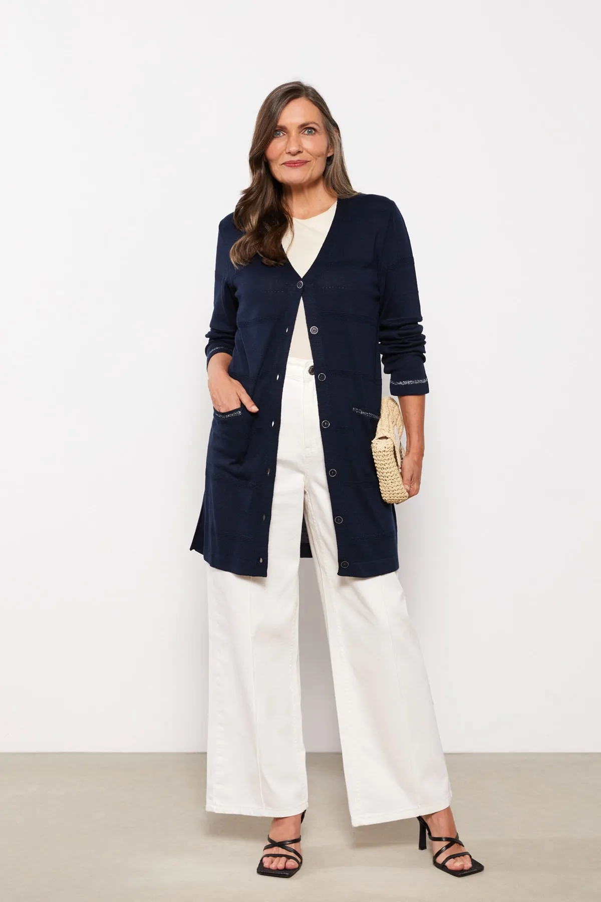 LC Waikiki  Strickjacke - Dunkelblau - Regular Fit